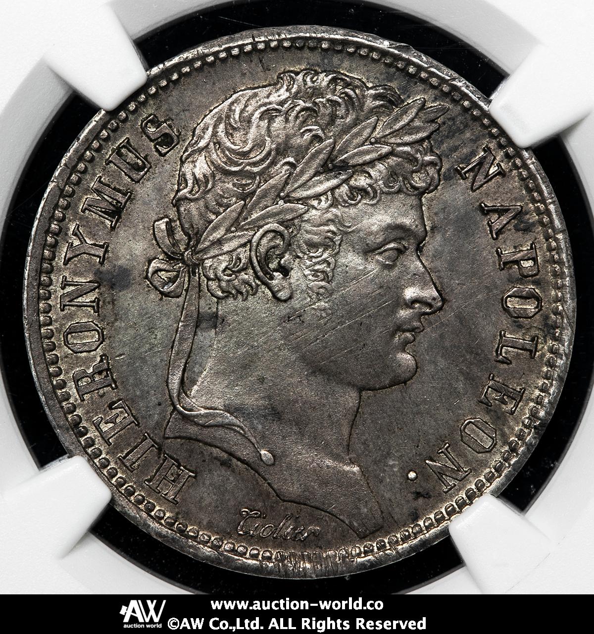 貨幣博物館 | GERMANY Westphalia ヴェストファーレン 2Franken 1808J AU