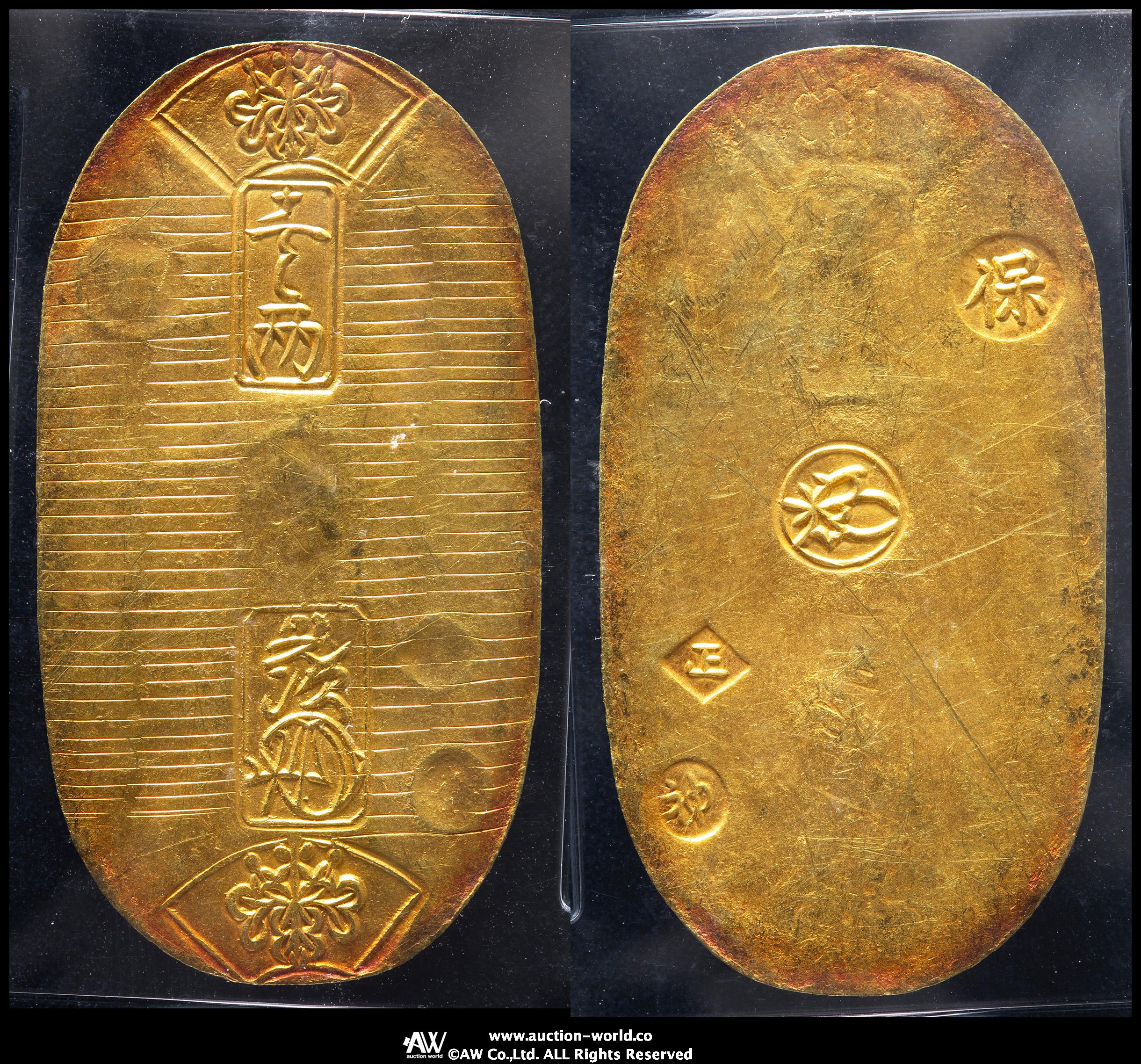 貨幣博物館 | 日本 天保小判金 Tenpo Koban- Kin 天保8年~安政5年