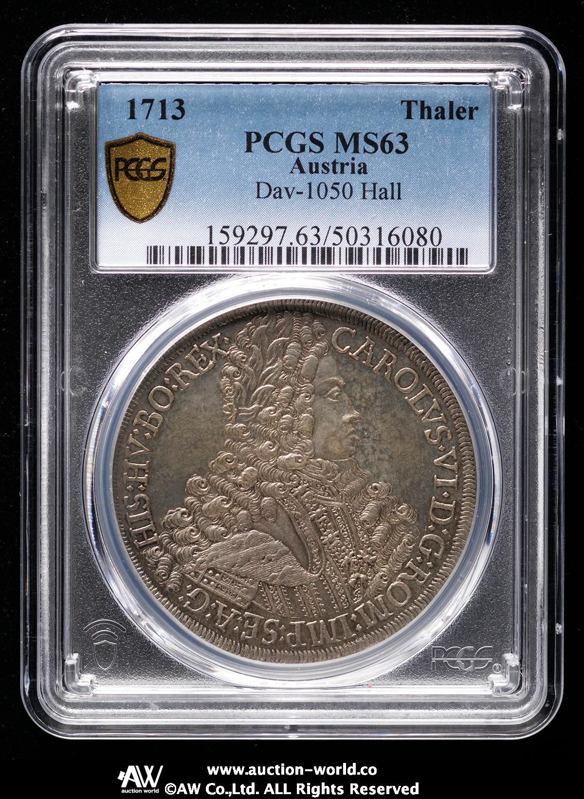 貨幣博物館 | HOUSE OF HABSBURG Karl VI カール6世（1711~40） Taler