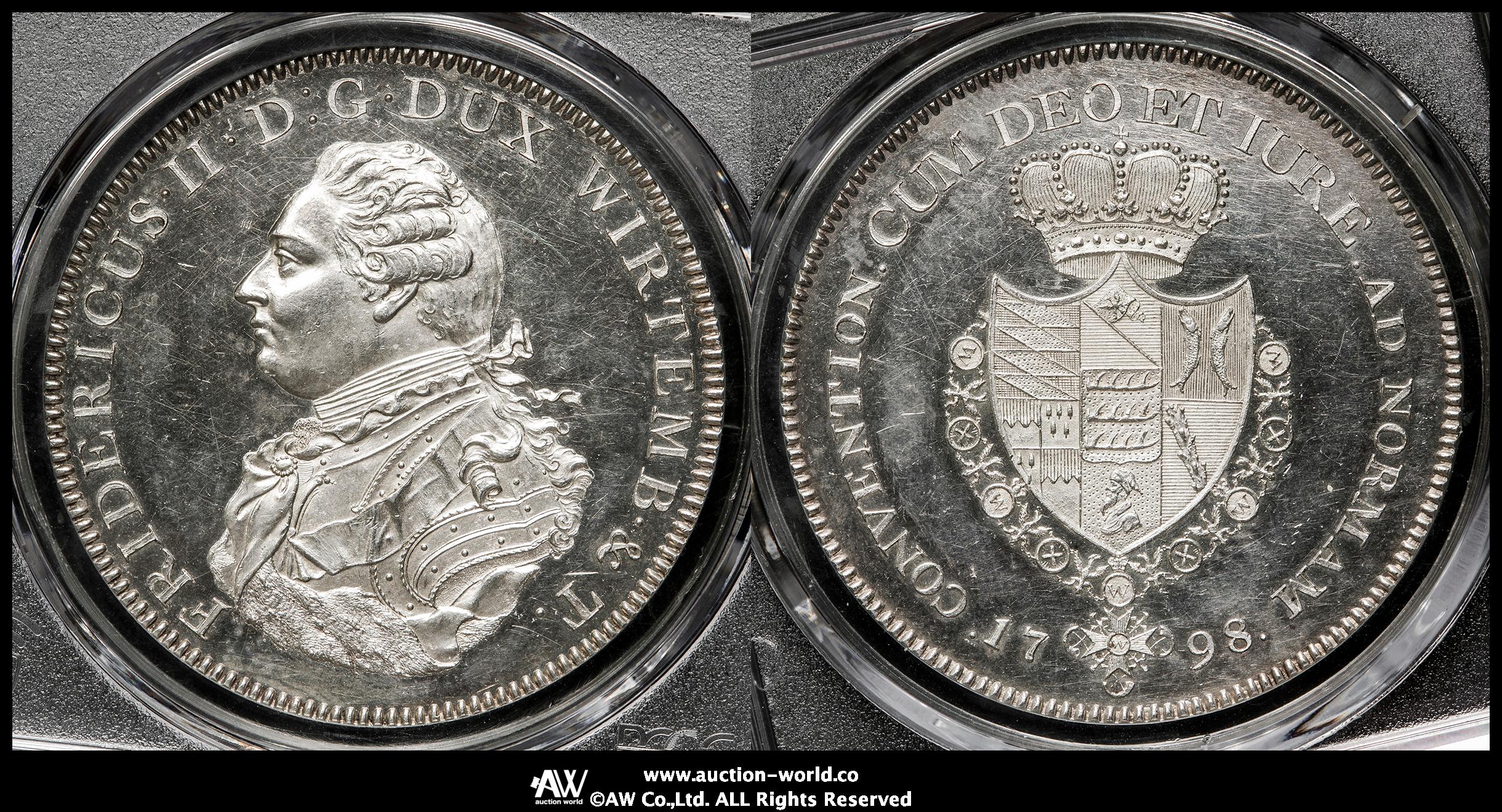 貨幣博物館 | GERMANY Wurttemberg ヴュルテンベルク Taler 1798