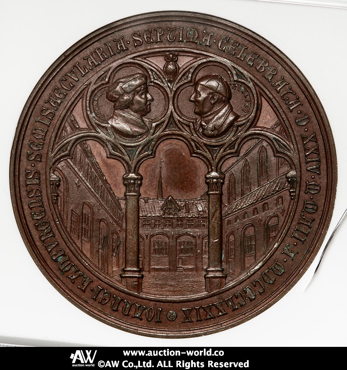 貨幣博物館 | GERMANY Hamburg ハンブルグ Bronze Medal 1879 UNC