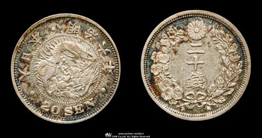 日本 旧貨幣 金色 獅子デザイン 旧金貨 - セキグチは1964年創業の古銭・アンティークコイン