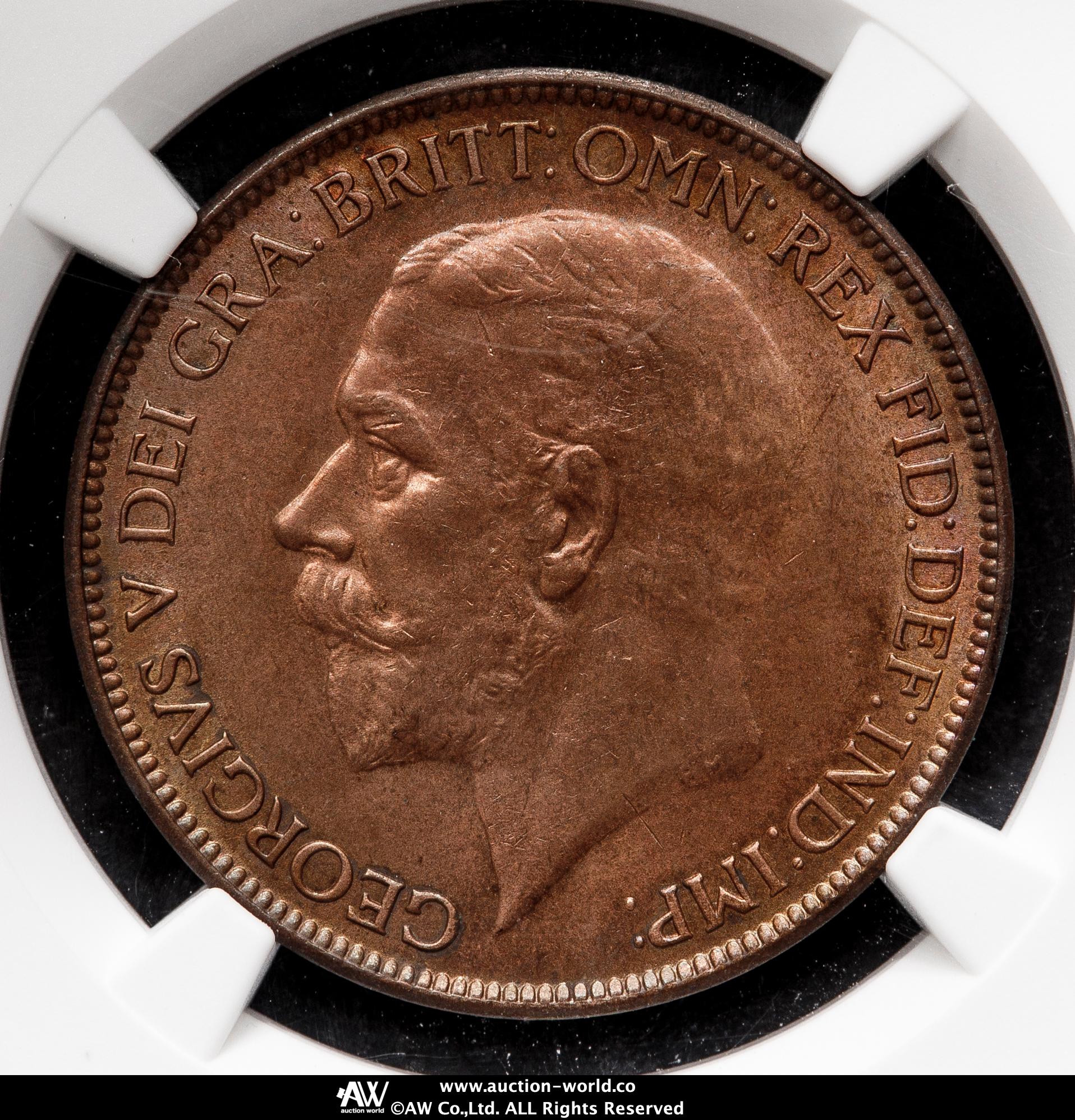 貨幣博物館 | GREAT BRITAIN George V ジョージ5世（1910~36） Penny 1927