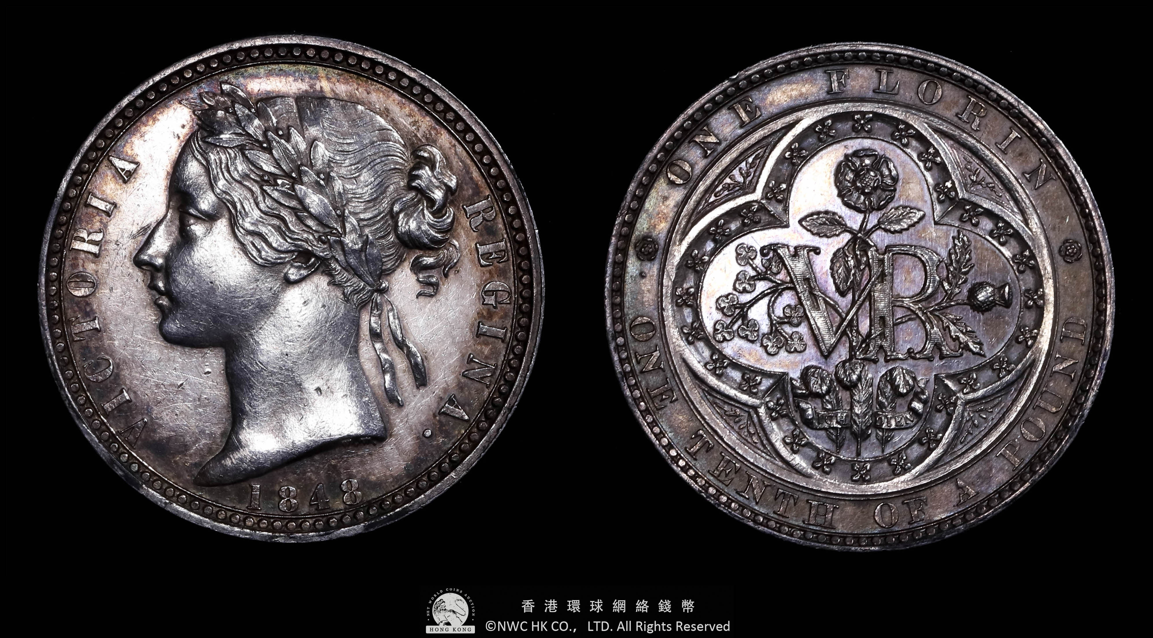 オーストリア 2ドゥカット銀貨 14枚の盾とFerdinand Carol大公 オーストリア 2ドゥカット銀貨 14枚の盾とFerdinand Carol大公