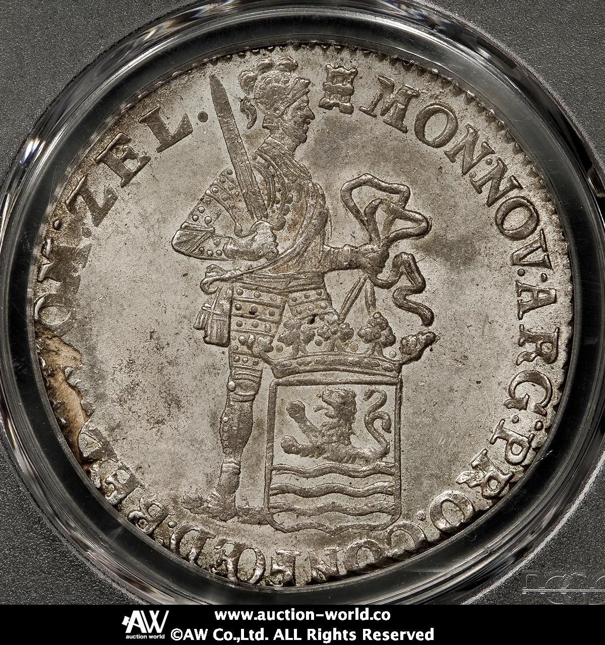 貨幣博物館 | NETHERLANDS Zeeland ゼ―ラント Silver Ducat 1791 AU~UNC