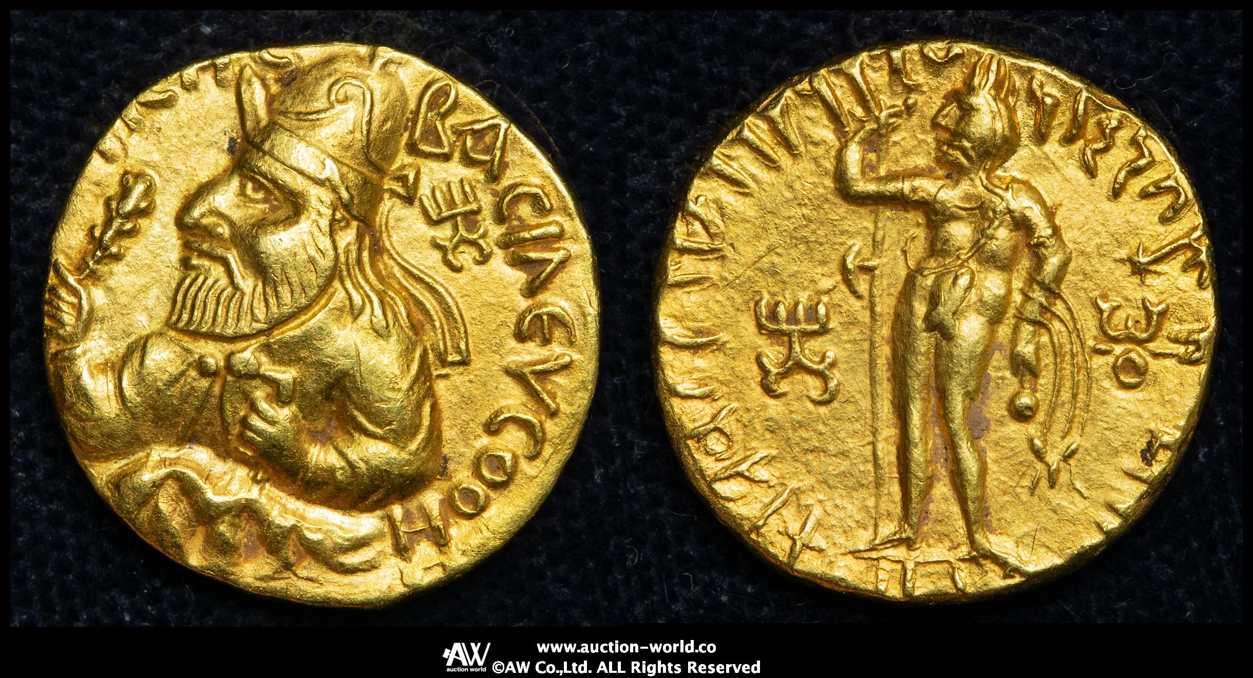 貨幣博物館 | Kushan Dynasty クシャン朝 AV Dinar ヴィマ