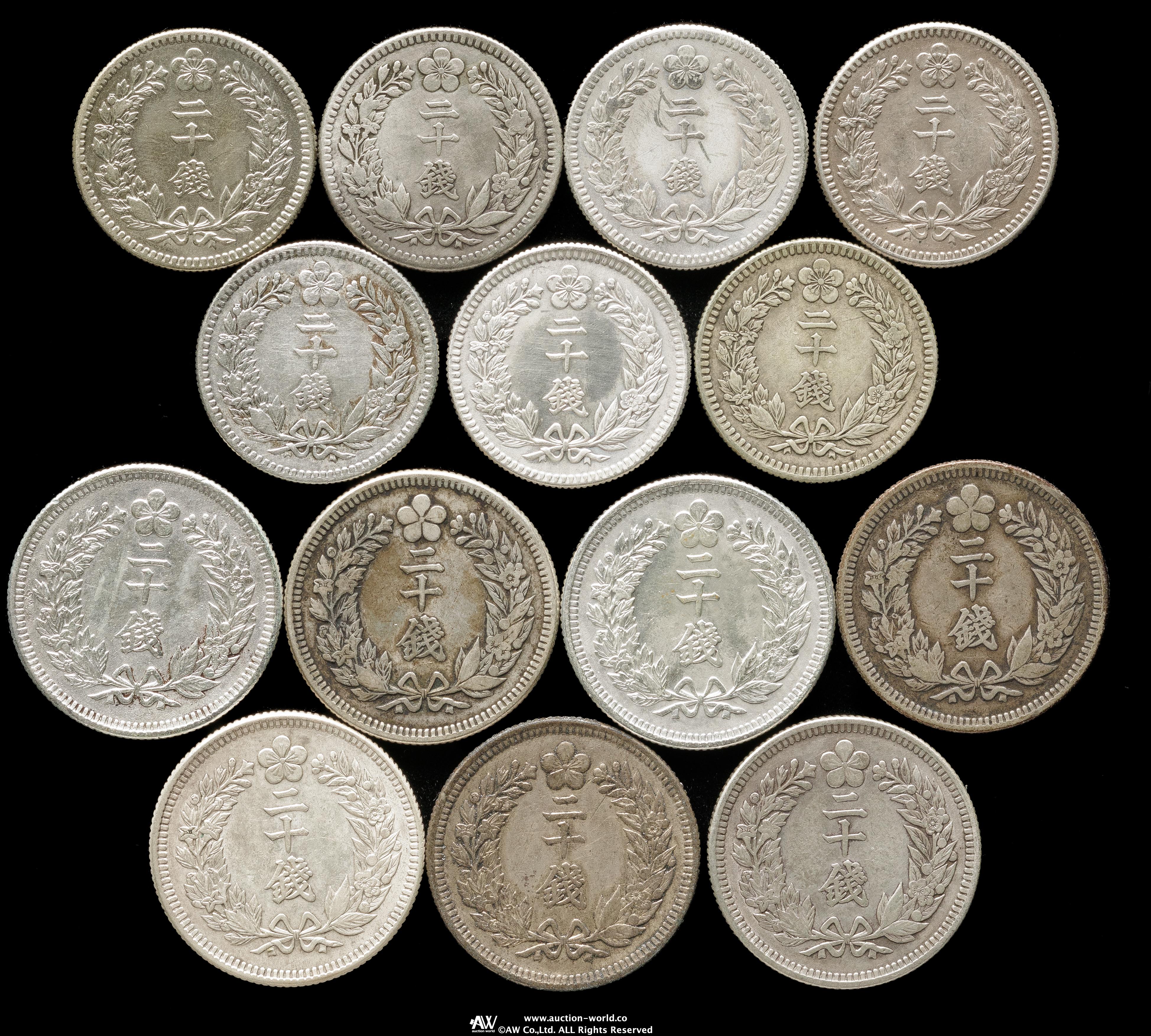 貨幣博物館 | KOREA 朝鮮 二銭銀貨 20Chon 光武9(×4),10(×3 貨幣博物館 | KOREA 朝鮮 二銭銀貨 20Chon 光武9(×4),10(×3