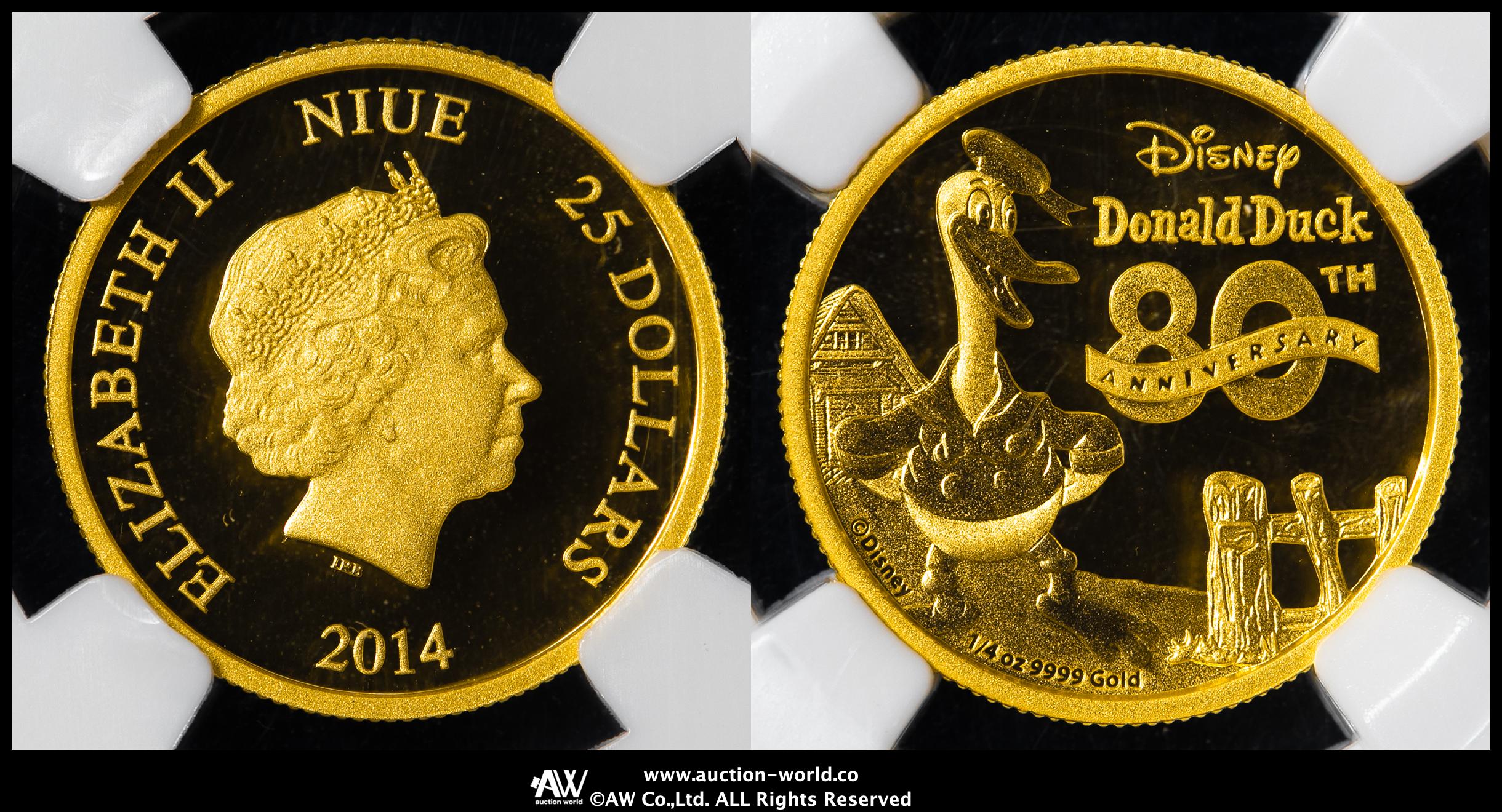 ニウエ　2014年　$1　@4-36 Niue 1 dollar Endangered Animal Species Hyacinth Macaw