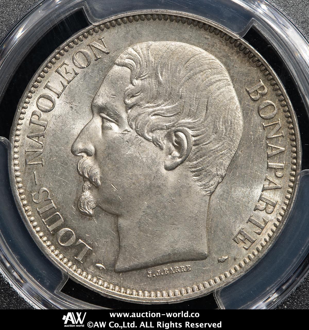 1849年フランス(第二共和政)5フラン銀貨　リバティヘッド 1849年フランス(第二共和政)5フラン銀貨 リバティヘッド - メルカリ