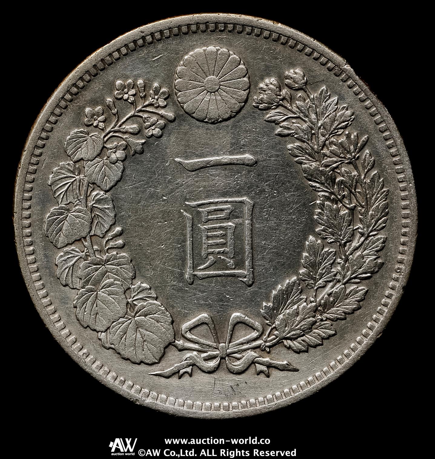 明治十六年 大型 新一円銀貨 新一圓銀貨 新1円銀貨 ONE YEN 明治16年 貨幣博物館 | 新一圓銀貨（大型） New type 1Yen （Large Size