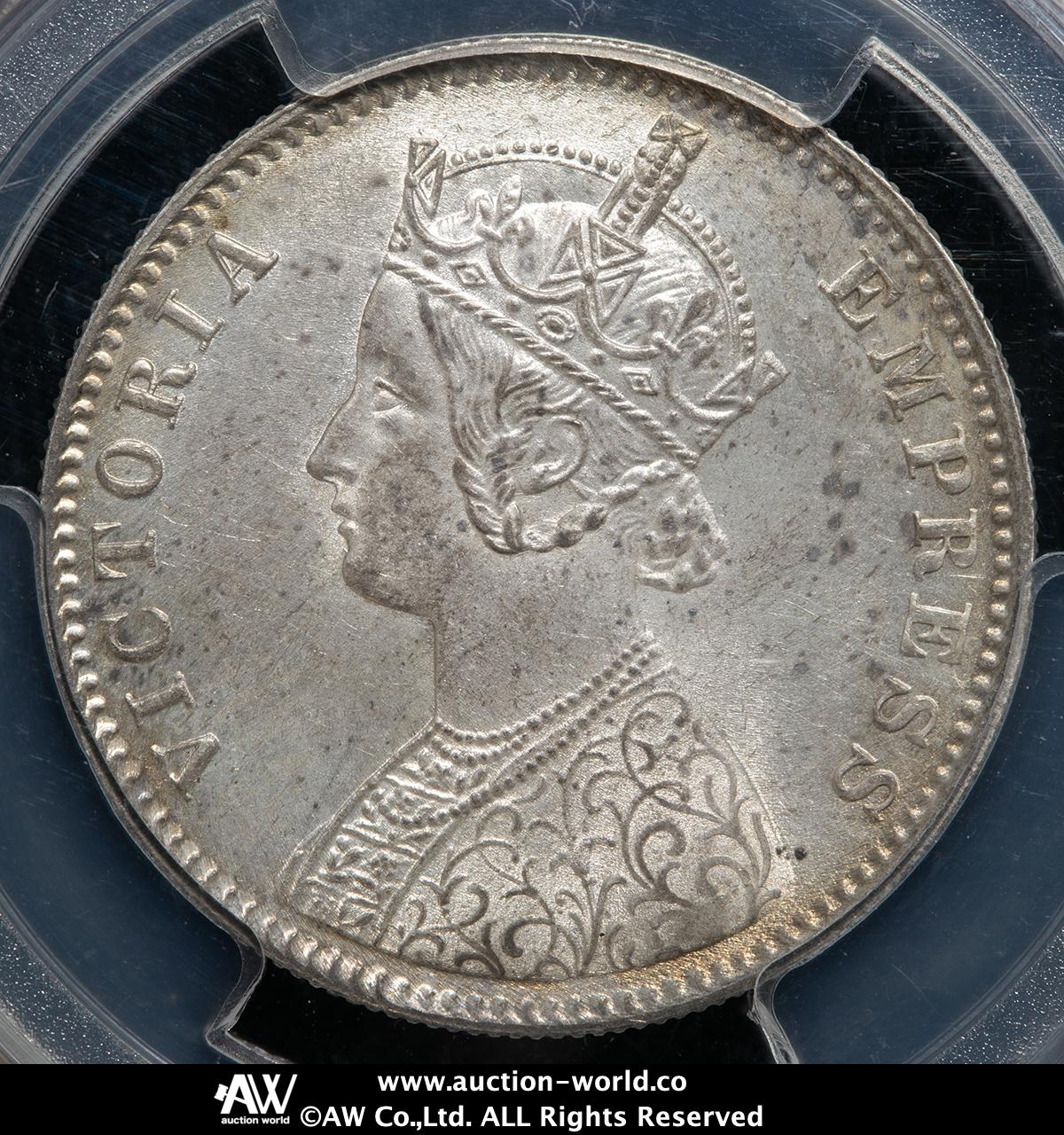 ロンドンでもとめたインドルビーのネックレス 貨幣博物館 | INDIA British India イギリス領インド Rupee 1901（C） UNC+
