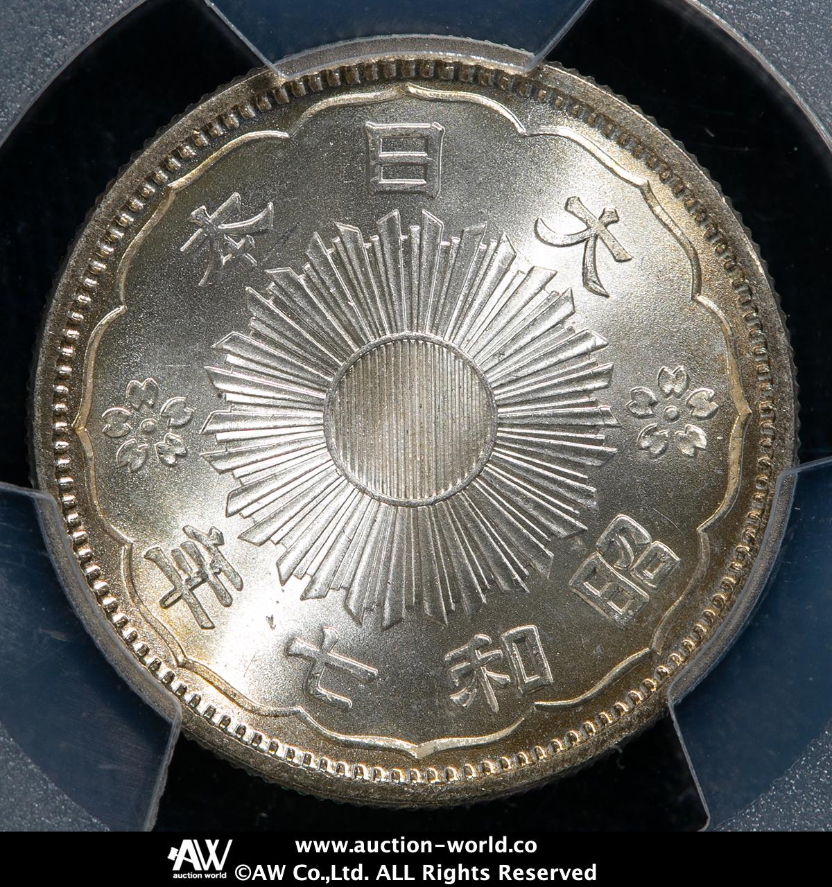 C_0027_小型五十銭銀貨昭和3年 PCGS MS64PL 4月20日までの出品 超絶鏡面 昭和3年 小型50銭銀貨 PCGS MS64PL