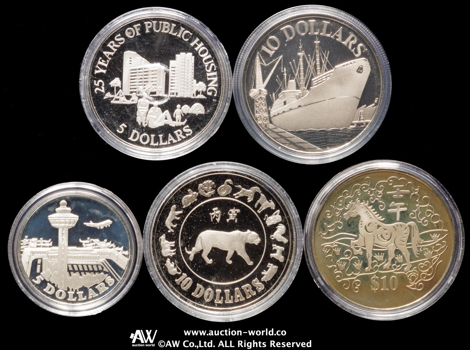 貨幣博物館 | SINGAPORE シンガポール Lot of Silver Proof