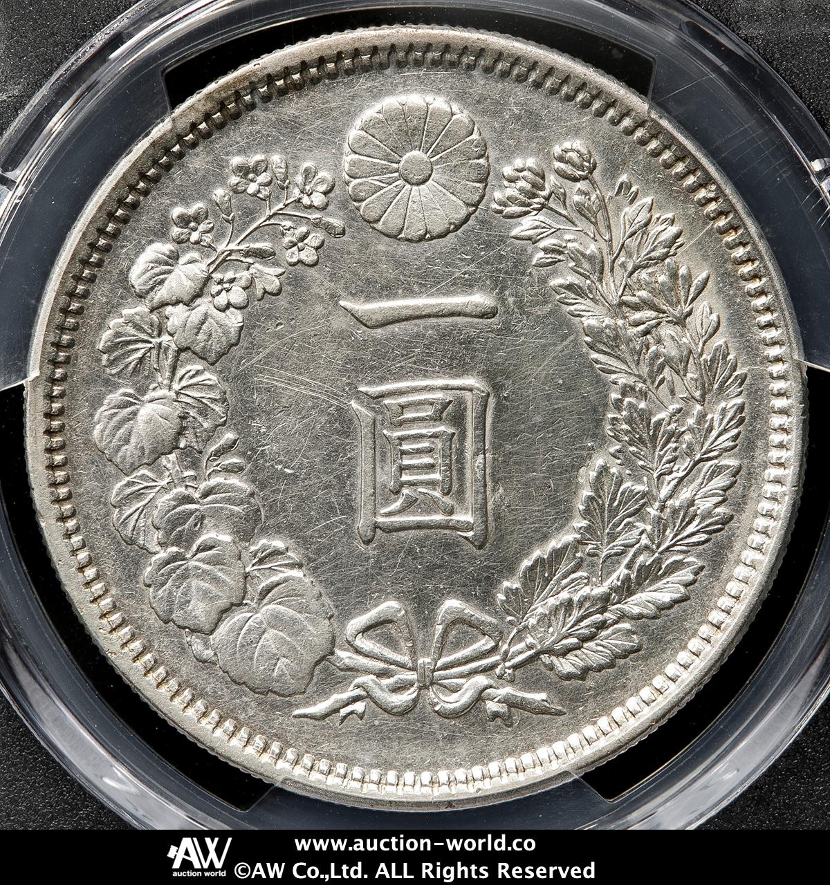 新1円銀貨　明治7年　大日本 新1円銀貨 明治7年銘 ㉜ – Art Bridge