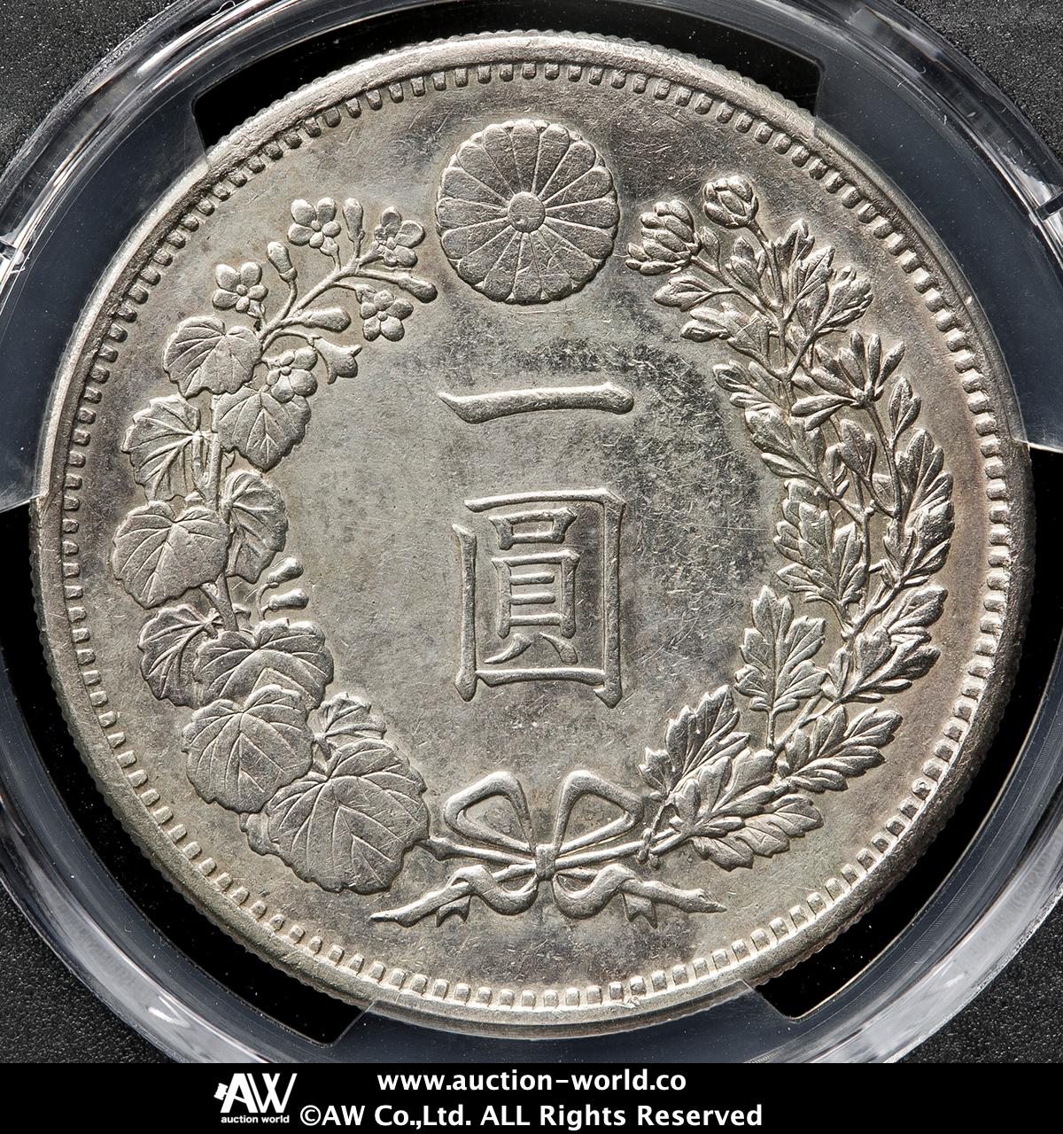 明治14年 大型一圓銀貨 NGC−AU-D 明治14年 大型一圓銀貨 NGC−AU-D - メルカリ