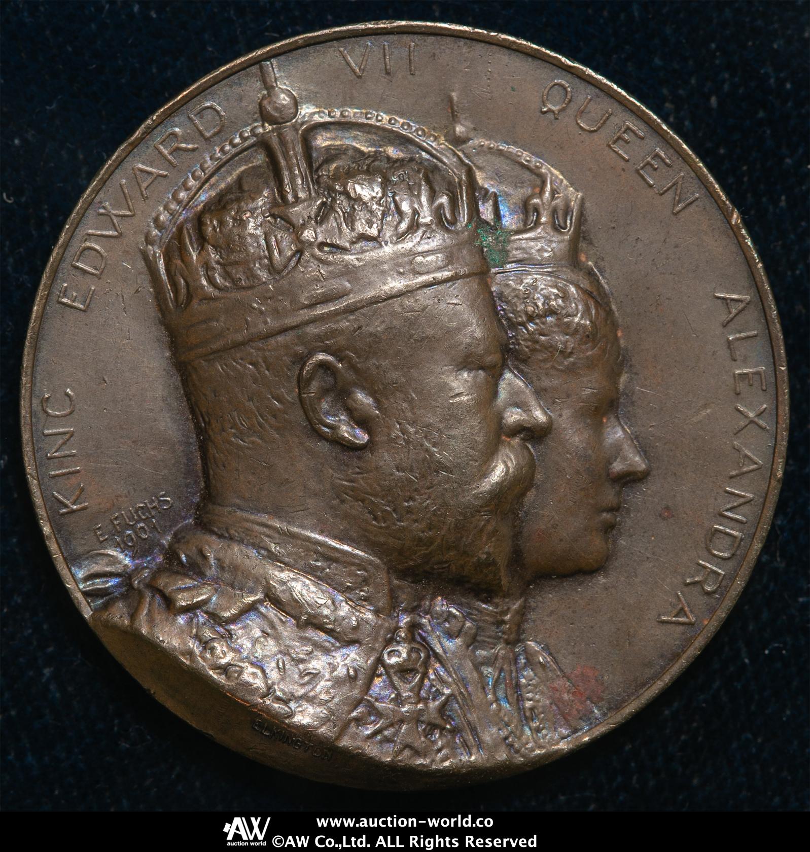 大英帝国 1912年 ロンドンシティギルド 青銅メダル 貨幣博物館 | GREAT BRITAIN Edward VII エドワード7世（1901~10