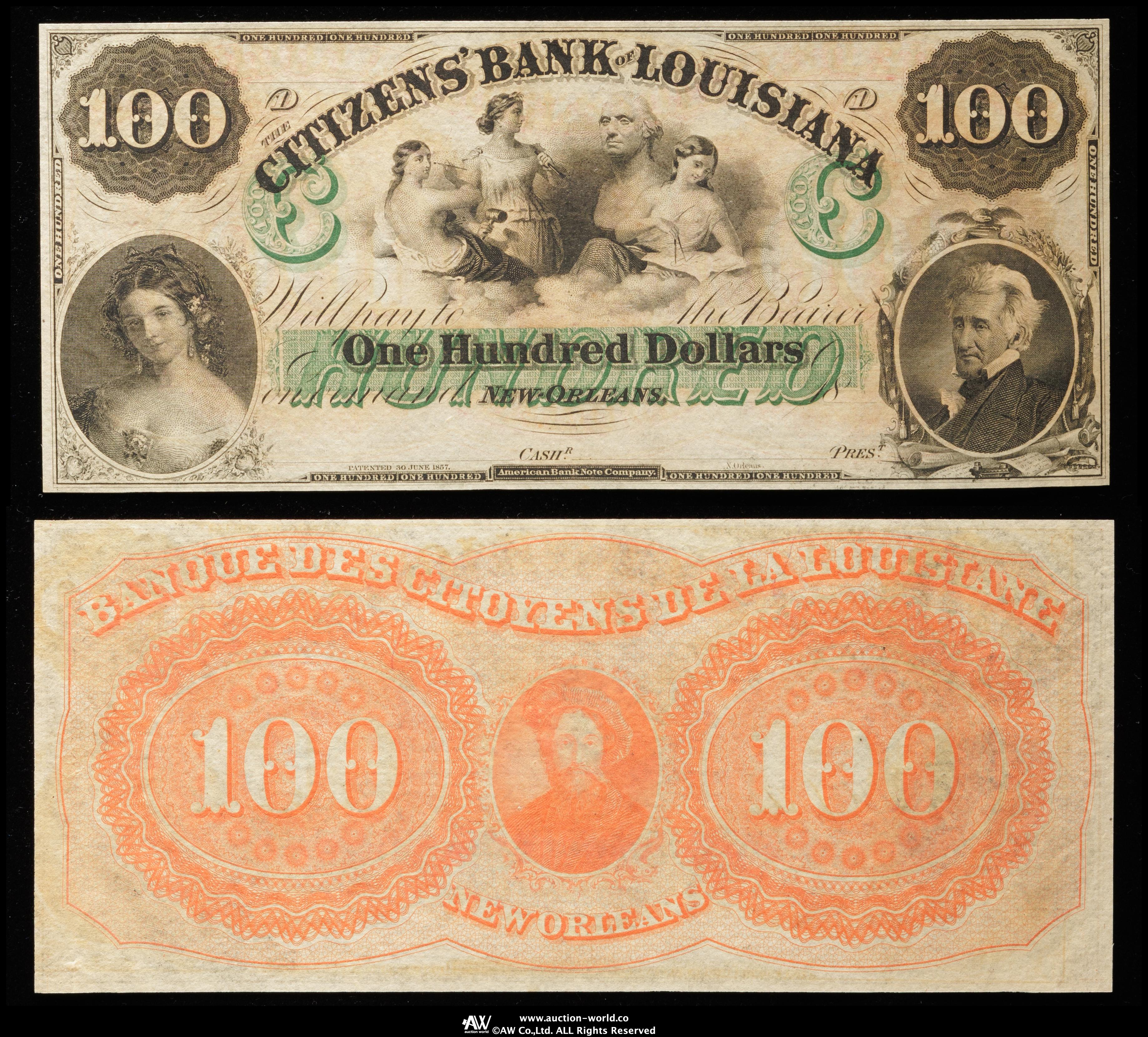 貨幣博物館 | USA アメリカ合衆国 Citizens Bank of Louisiana