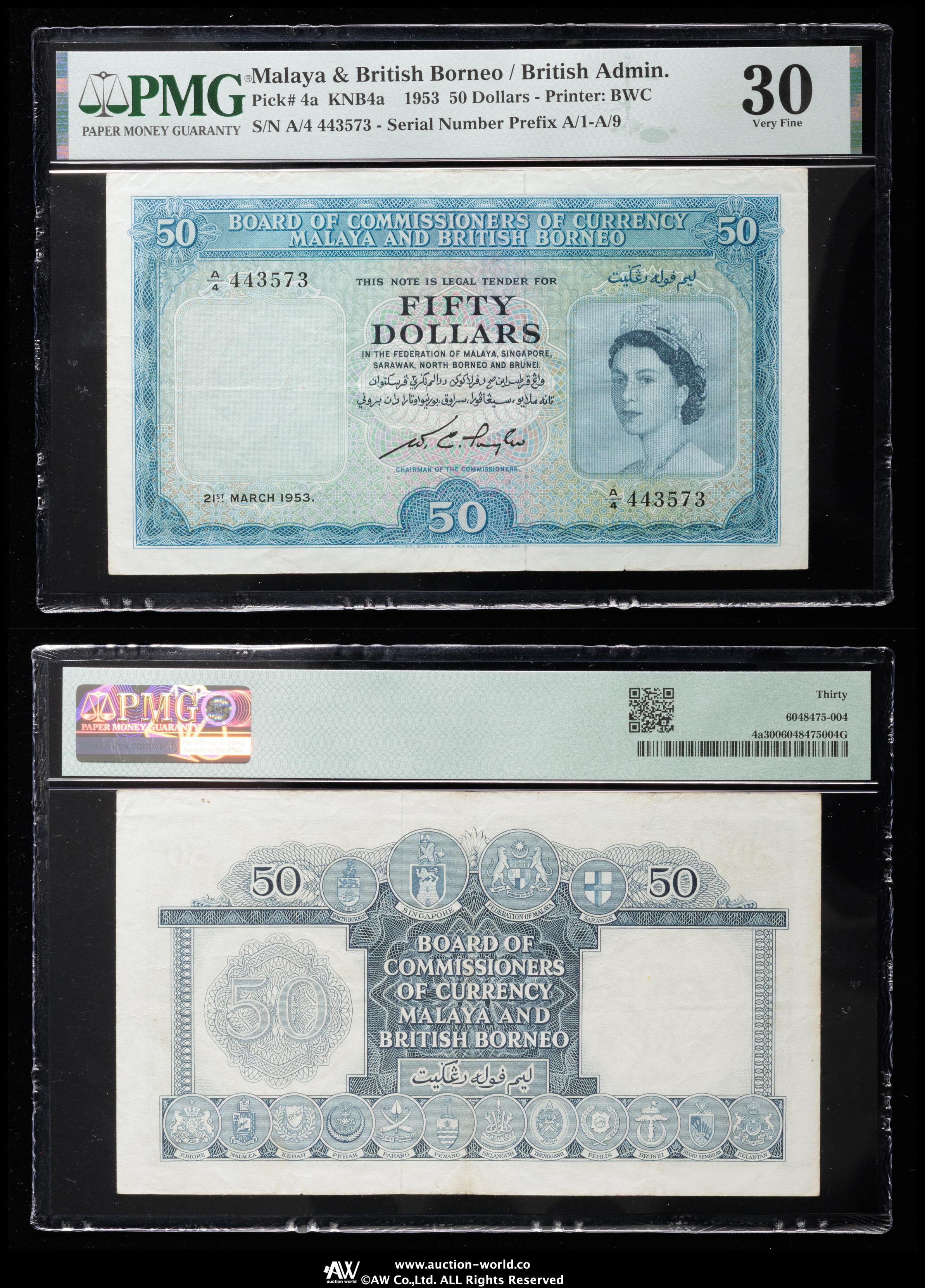 貨幣博物館 | MALAYA＆BRITISH BORNEO マラヤ&イギリス領