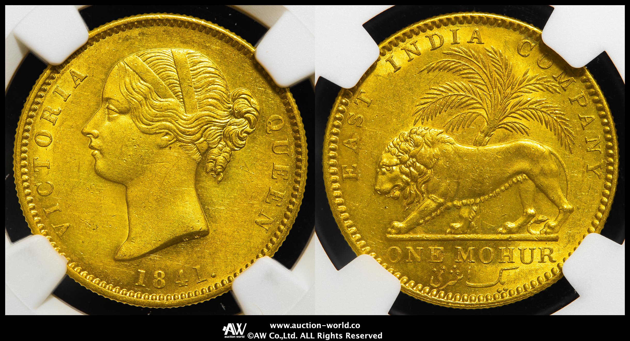 貨幣博物館 | INDIA British-India イギリス領インド Mohur 1841.（C