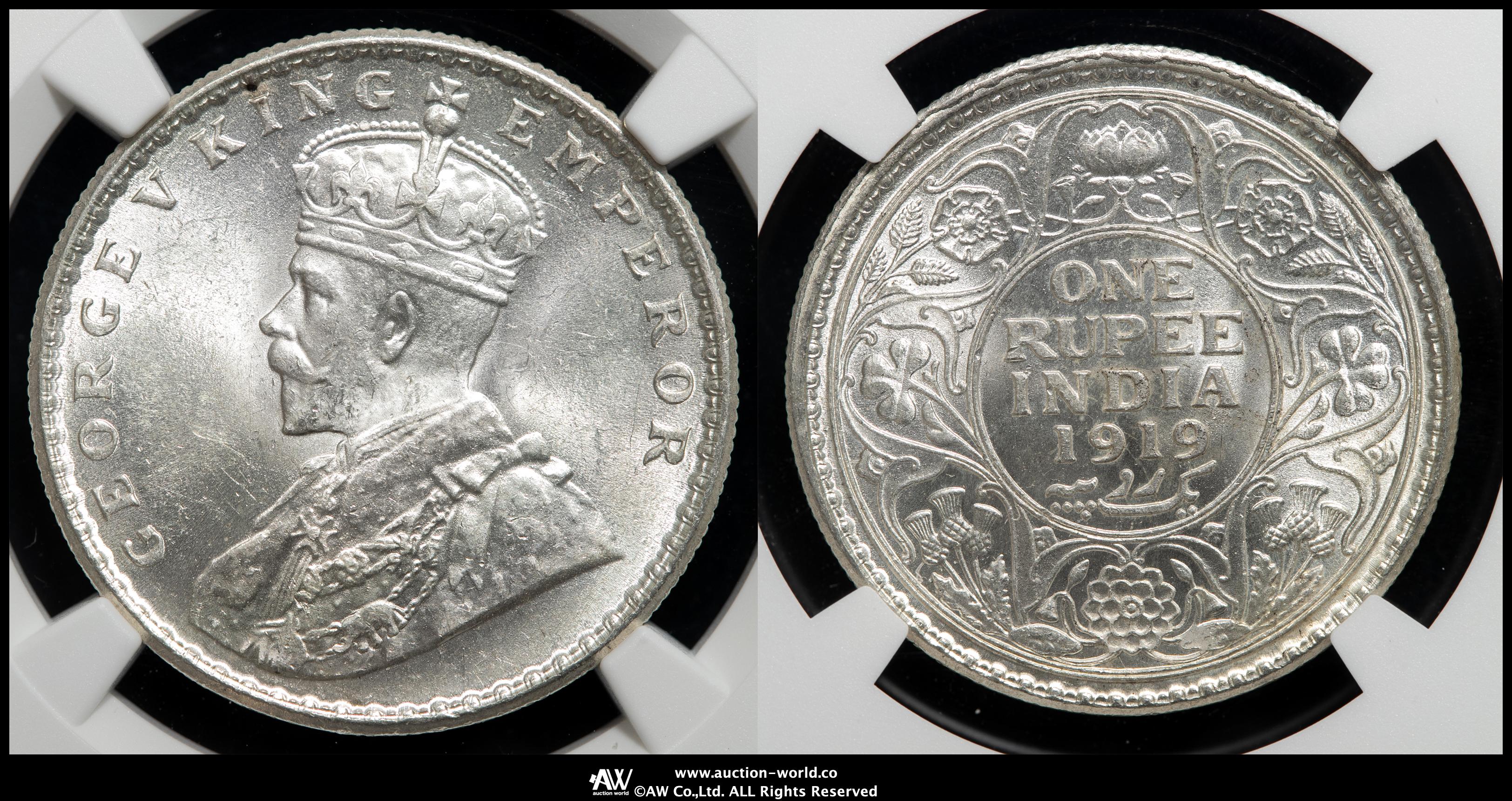 1404 東インド1918年one rupee 銀貨 000000000957_aIy8NCQ.jpg