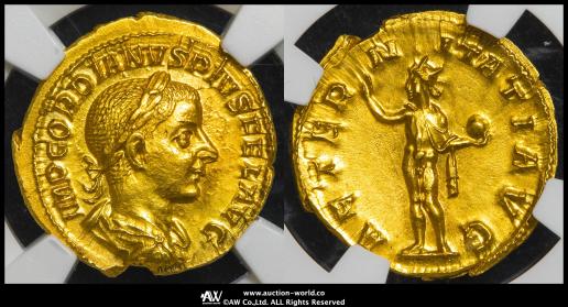 貨幣博物館 | Roman Empire ローマ帝国 AV Aureus Gordian III