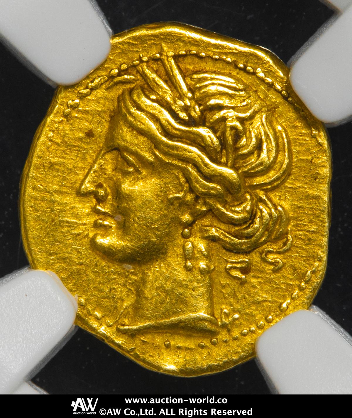 希少 古代 カルタゴ大型銅貨 トリシュケル 第二次ポエニ戦争期　NGC コイン 人気ホビー・楽器・アート - 希少 古代 カルタゴ大型銅貨