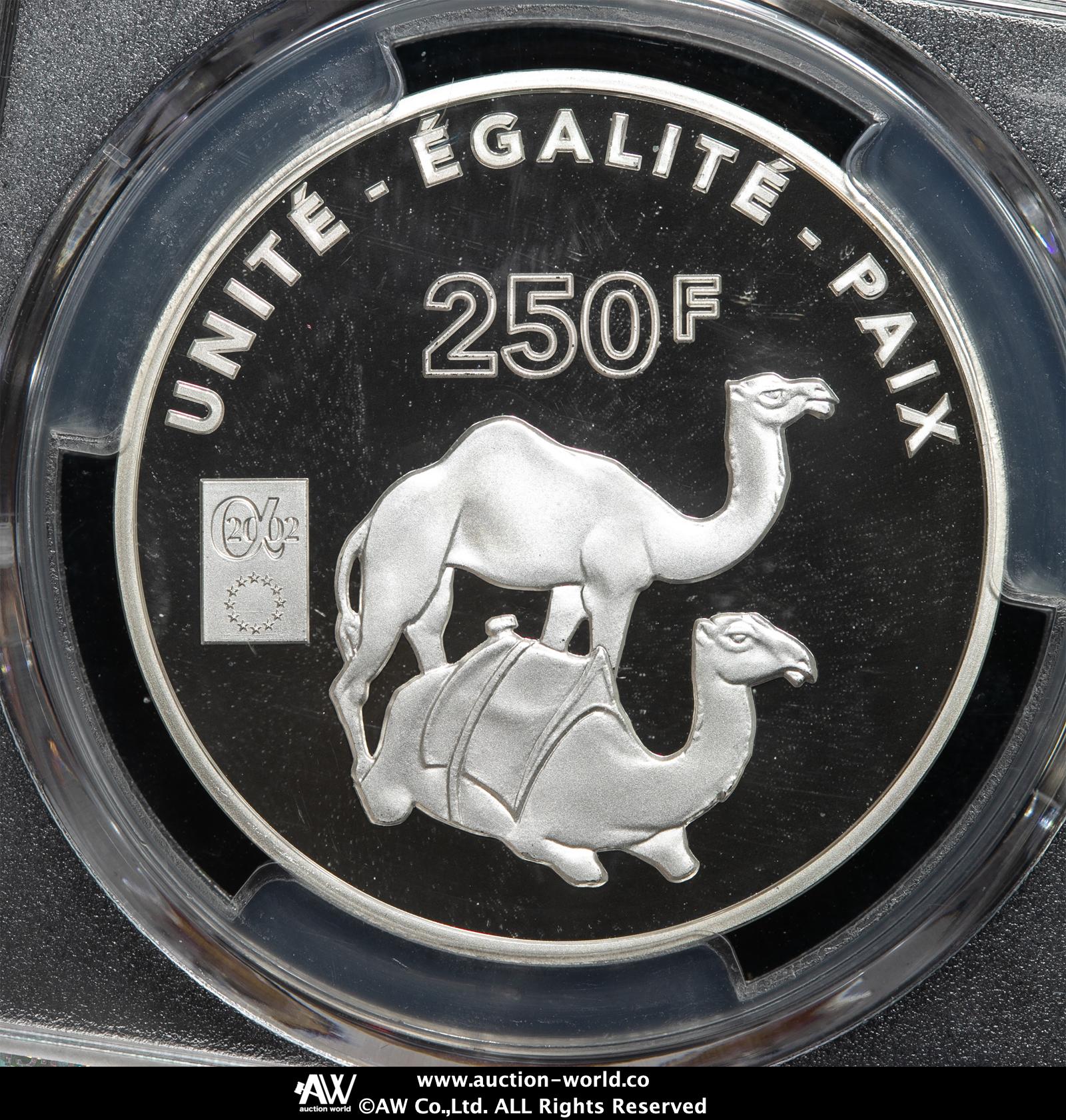 貨幣博物館 | DJIBOUTI ジブチ 250Francs 2002 Proof