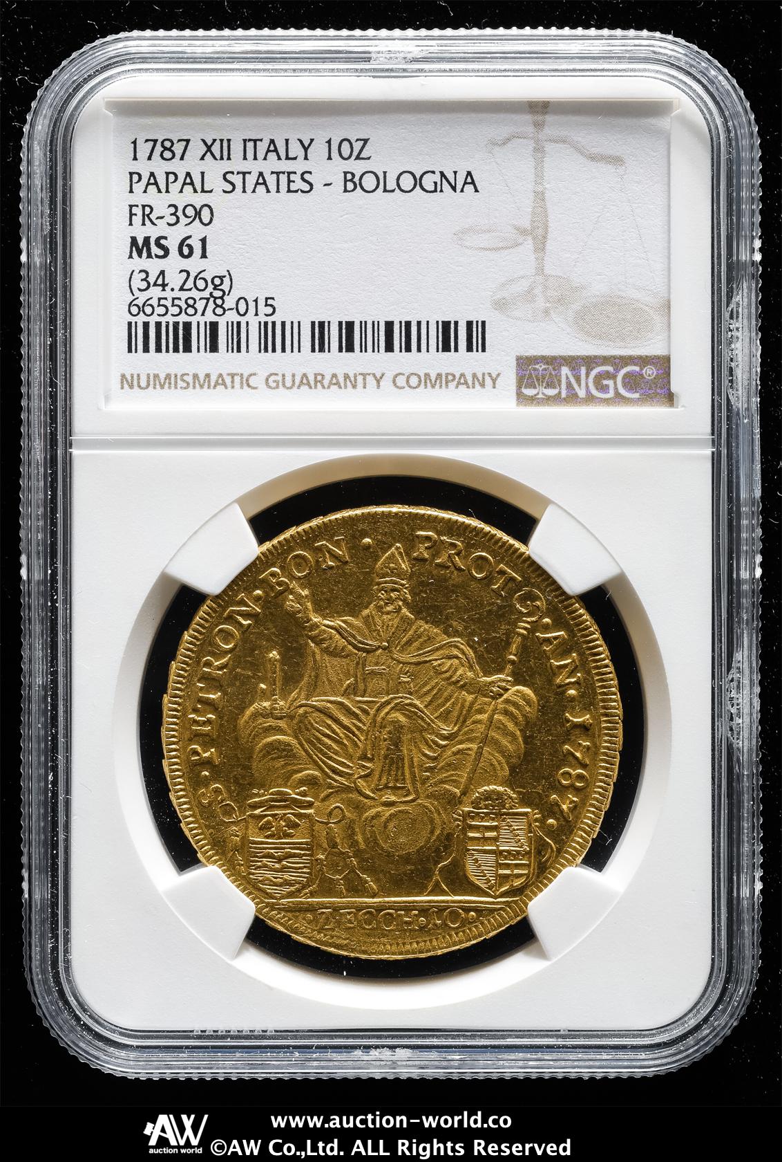 貨幣博物館 | ITALY Papal States-Bologna ローマ教皇領 10Zecchini