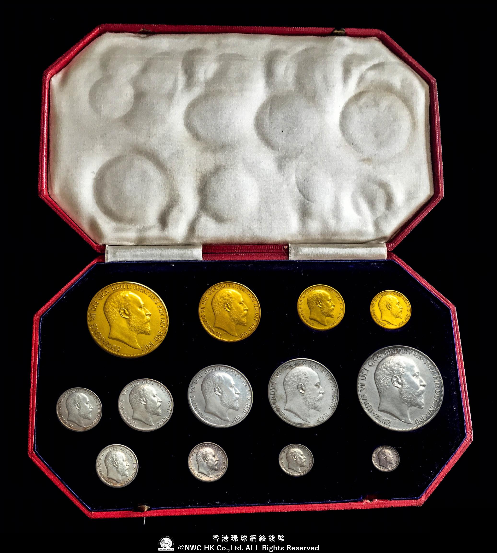 世界の旧貨幣 セット【11】 19世紀・20世紀 貨幣博物館 | GREAT BRITAIN Edward VII エドワード7世（1901~10