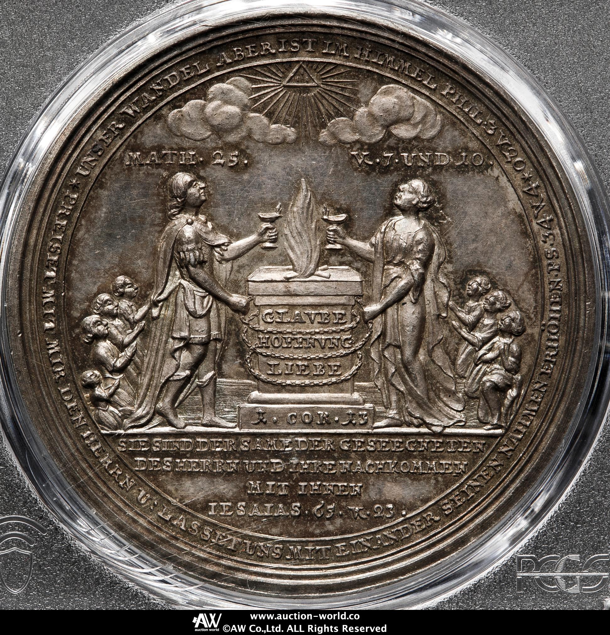 ルイ14世　銅メダル　PCGS-SP64 ルイ14世 銅メダル PCGS-SP64 金貨やアンティークコインの販売