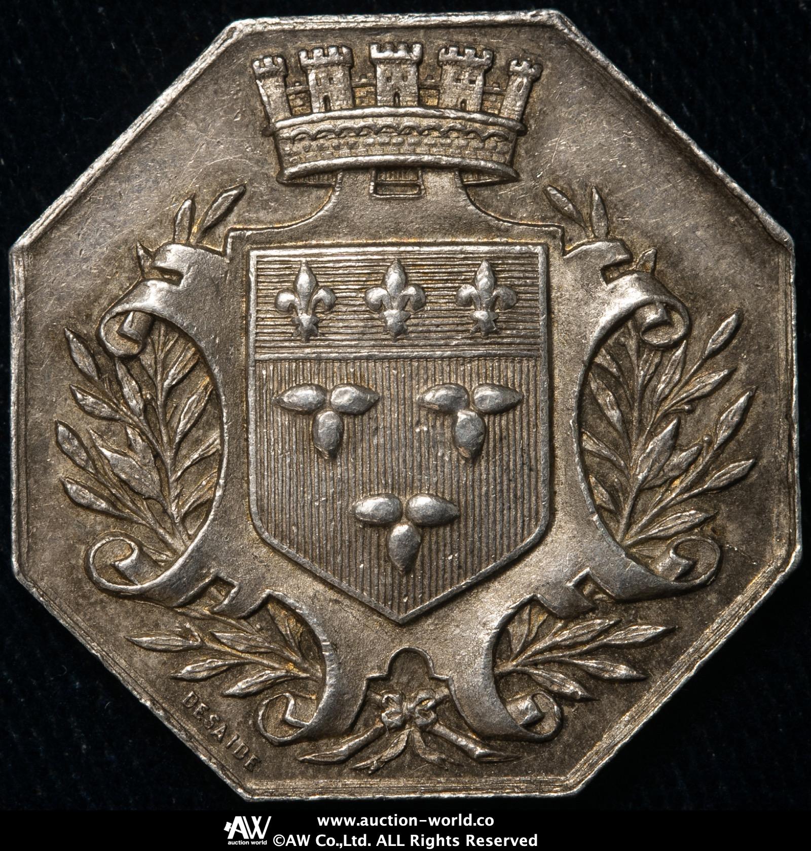 1944年 エクアドル アントニオ・ホセ・デ・スクレ将軍 5スーク大型銀貨 エクアドル 1944 5スクレ銀貨 スクレ将軍