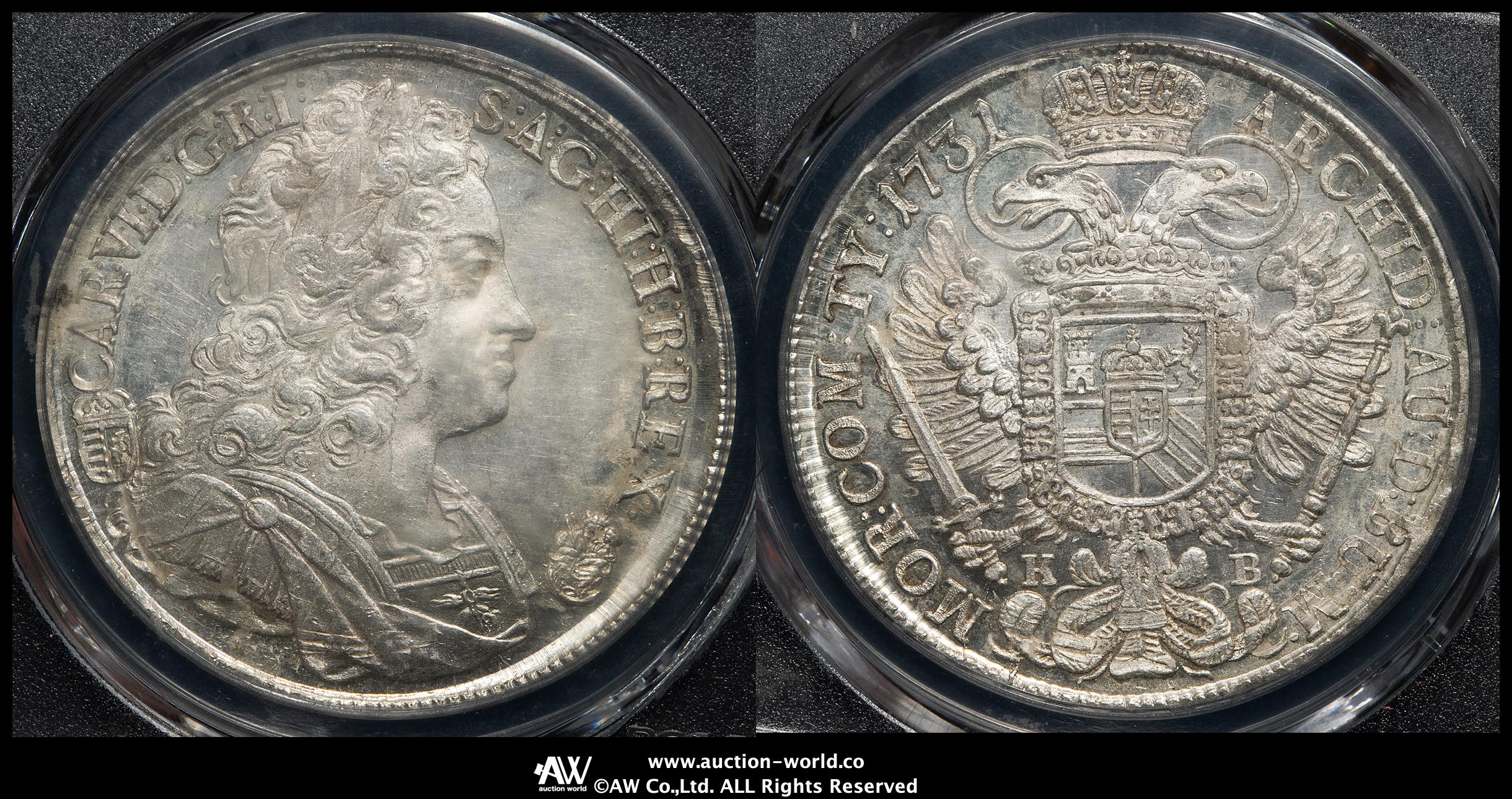 貨幣博物館 | HOUSE OF HABSBURG Karl VI カール6世（1711~40） Taler