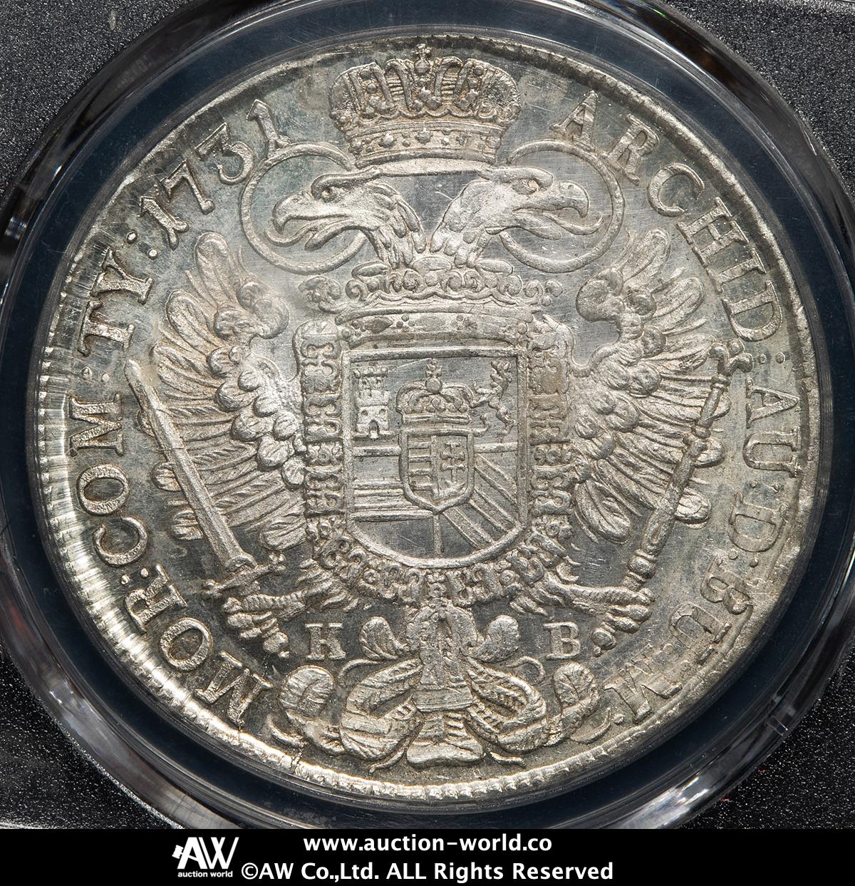 貨幣博物館 | HOUSE OF HABSBURG Karl VI カール6世（1711~40） Taler