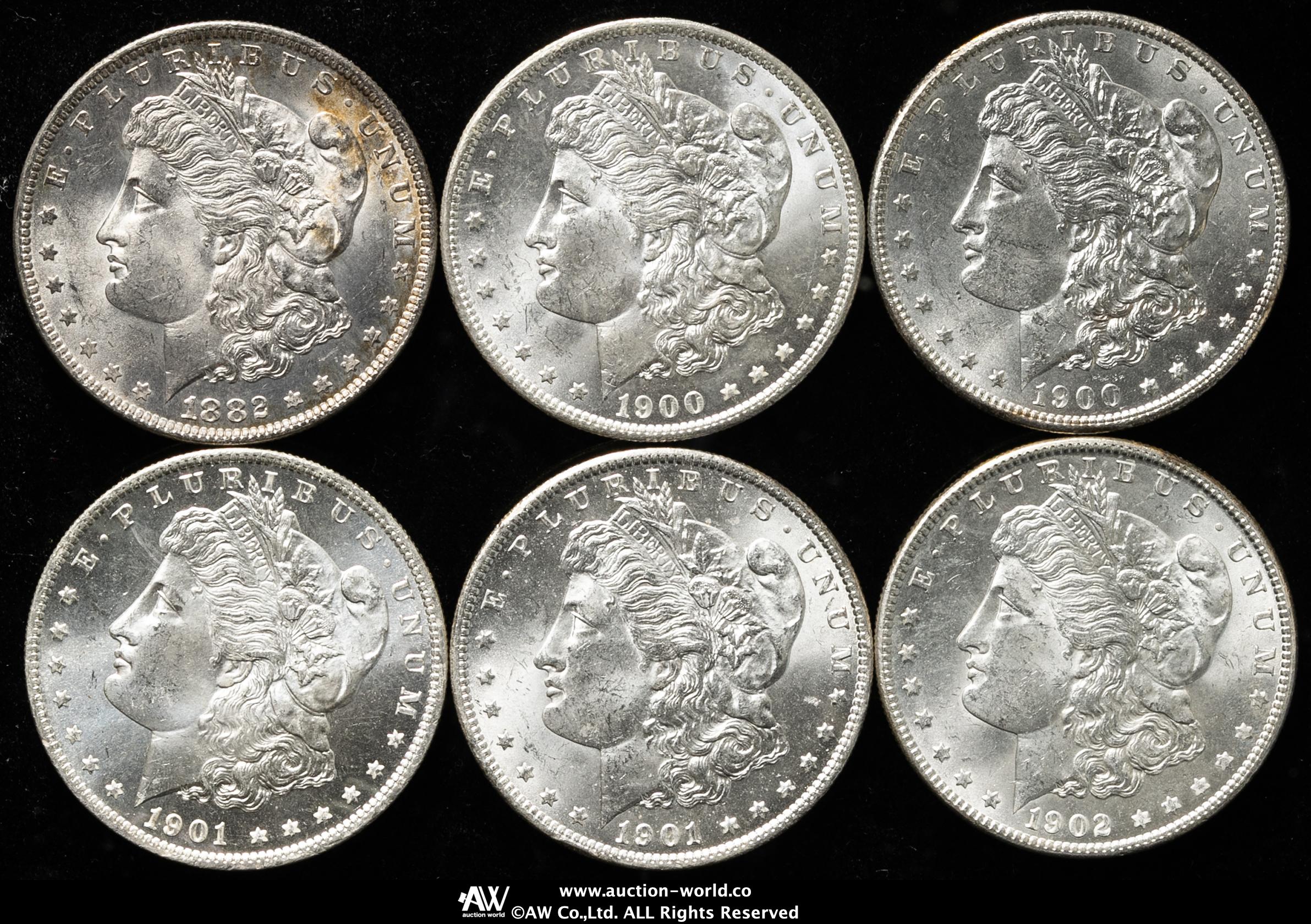 貨幣博物館 | USA アメリカ合衆国 Lot of Morgan Dollar モルガン