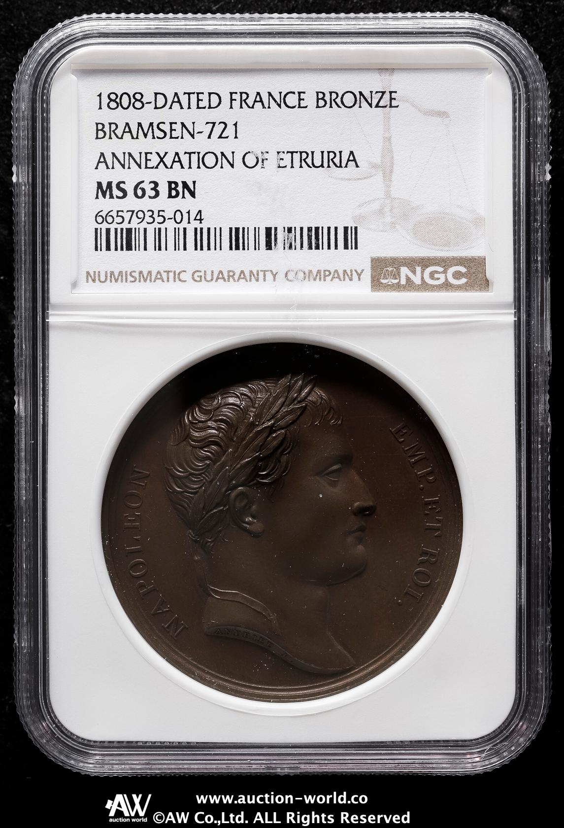 貨幣博物館 | FRANCE Napoleon I ナポレオン1世（1802~15） Bronze