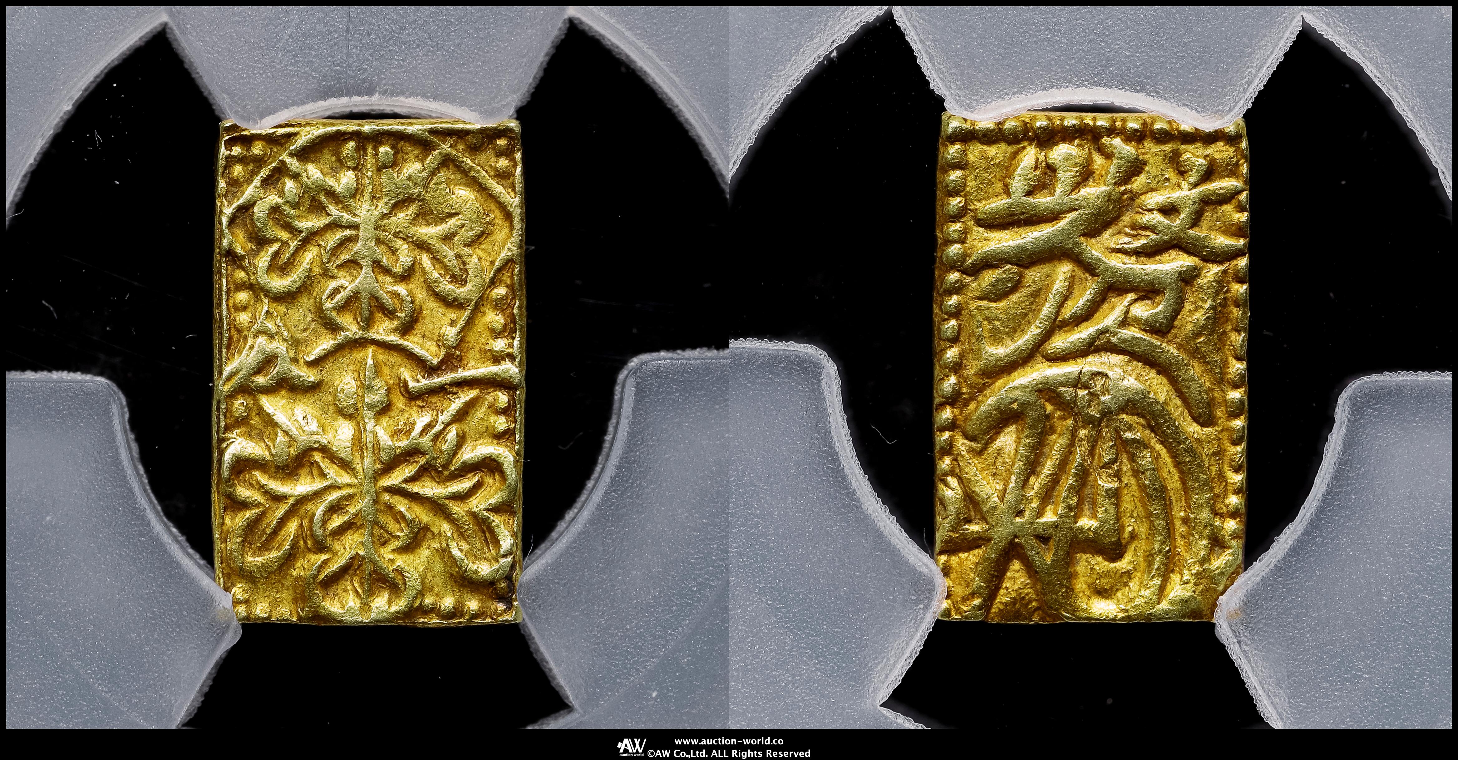 貨幣博物館 | 元文一分判金（真文一文）Genbun 1 Bu-Ban-Kin 元文元年