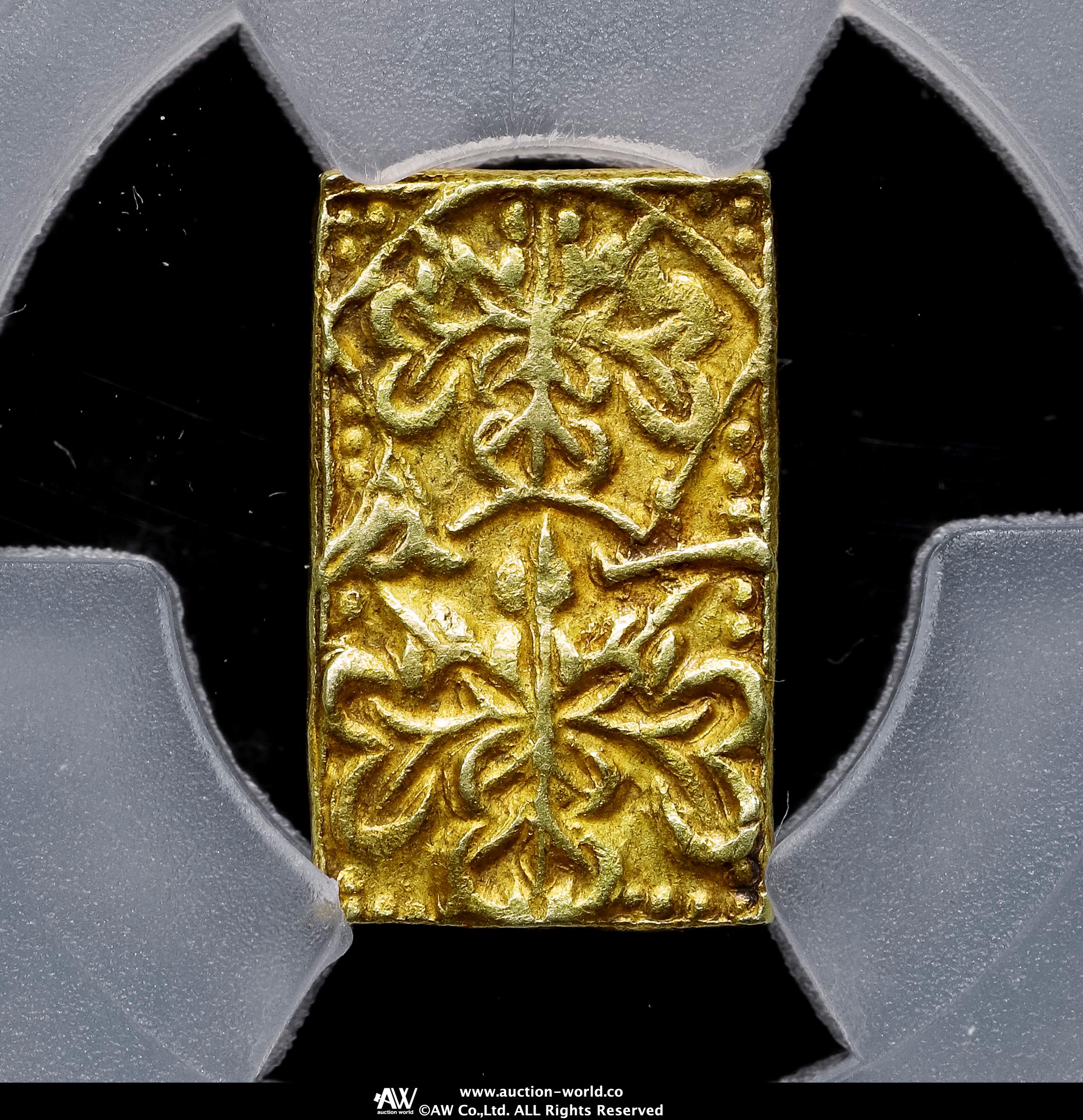 貨幣博物館 | 元文一分判金（真文一文）Genbun 1 Bu-Ban-Kin 元文元年