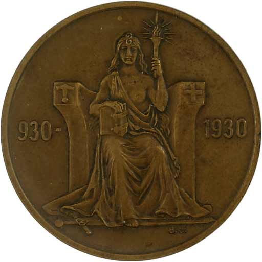 貨幣博物館 | ICELAND アイスランド2、5、10Kroner 1930 KM-M1〜3